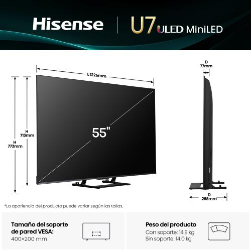 televisor Hisense 55U7Q