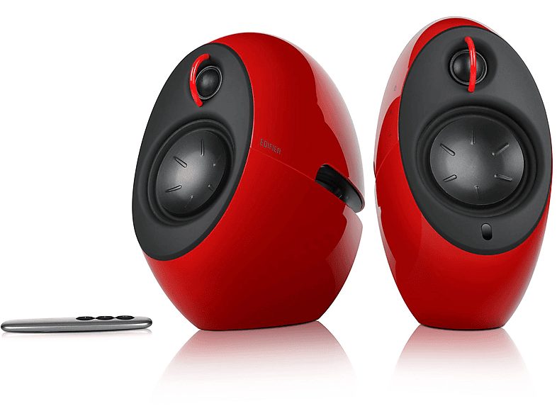 Altavoces de estantería - EDIFIER Edifier Luna Eclipse E25HD, Bluetooth, Rojo