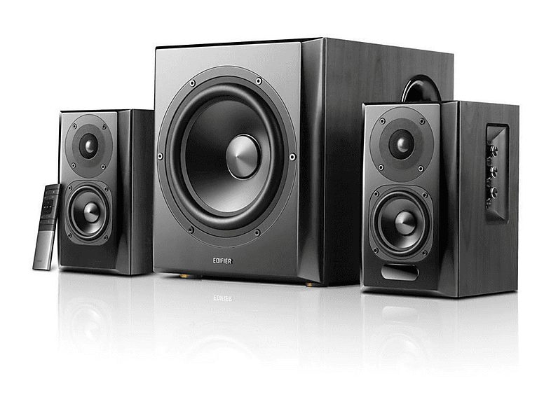 Altavoces Hifi Estéreo - EDIFIER S351DB, 150, 2 canales, Bluetooth, Negro