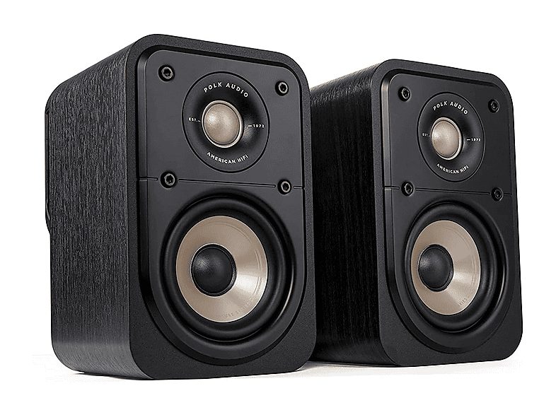 Altavoces Hifi - POLK AUDIO Polk Signature Elite ES10 Black / Altavoces de estantería, 1Watt, 1 canales, Negro