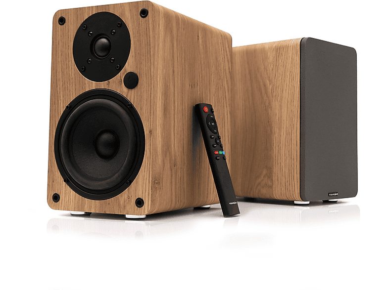 Altavoces para PC - VULKKANO A5 ARC, 2x 50 Watt, 2 canales, Brown