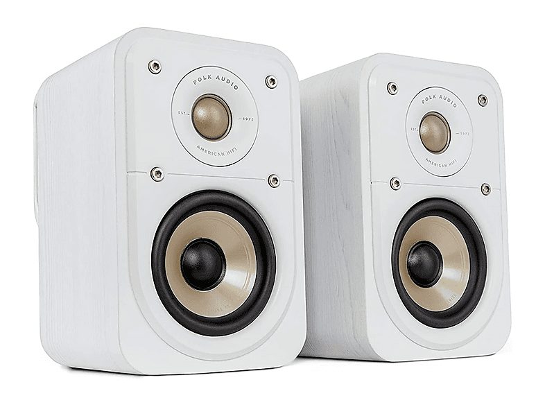 Altavoces - POLK AUDIO ES10, 100W, 2.1 canales, Blanco