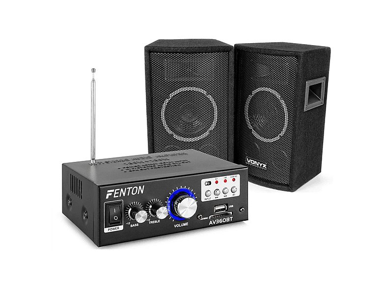 Altavoz de gran potencia  - AV360 VONYX, Black