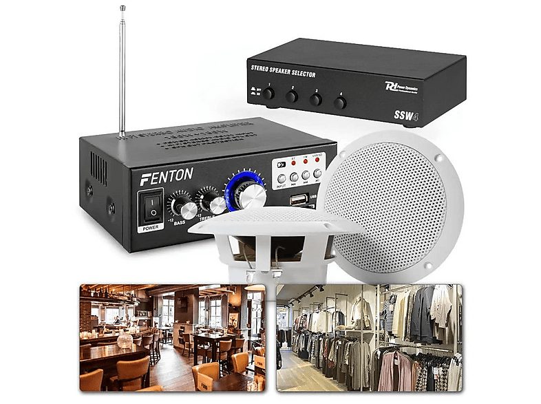 Altavoz de gran potencia  - AV360BT VONYX, White