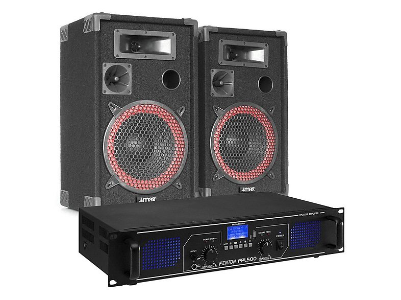 Altavoz de gran potencia  - FPL500 FENTON, Black