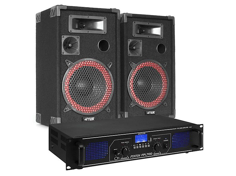 Altavoz de gran potencia  - FPL700 FENTON, Black