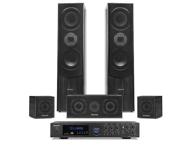 Altavoz de gran potencia  - HF5B FENTON, Black