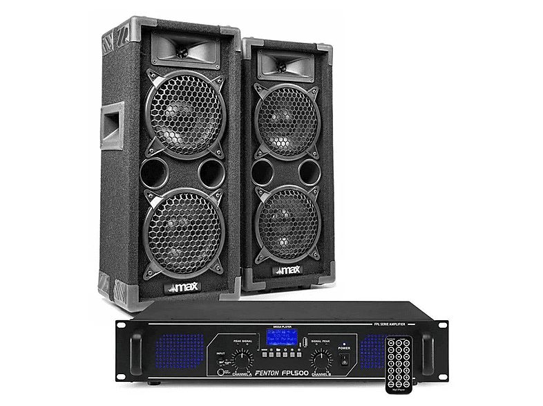 Altavoz de gran potencia  - MAX26 FENTON, Black