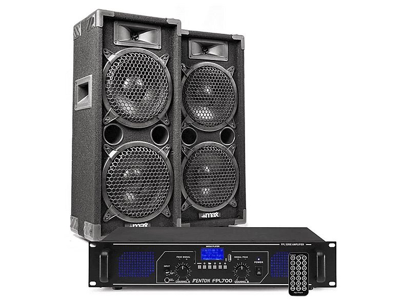 Altavoz de gran potencia  - MAX28 FENTON, Black