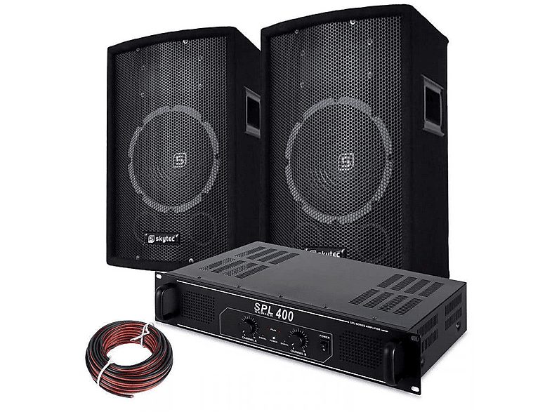 Altavoz de gran potencia  - SL8-SPL400 SKYTEC, Black