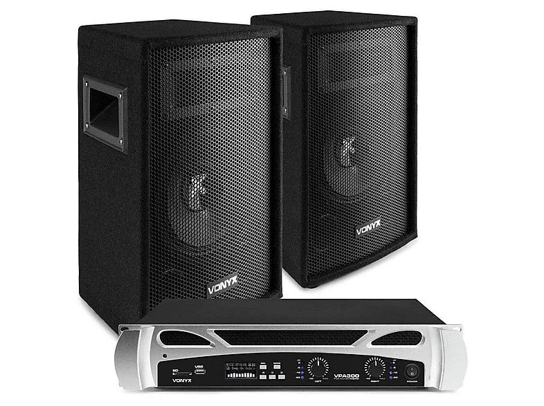 Altavoz de gran potencia  - SL8 VONYX, Black