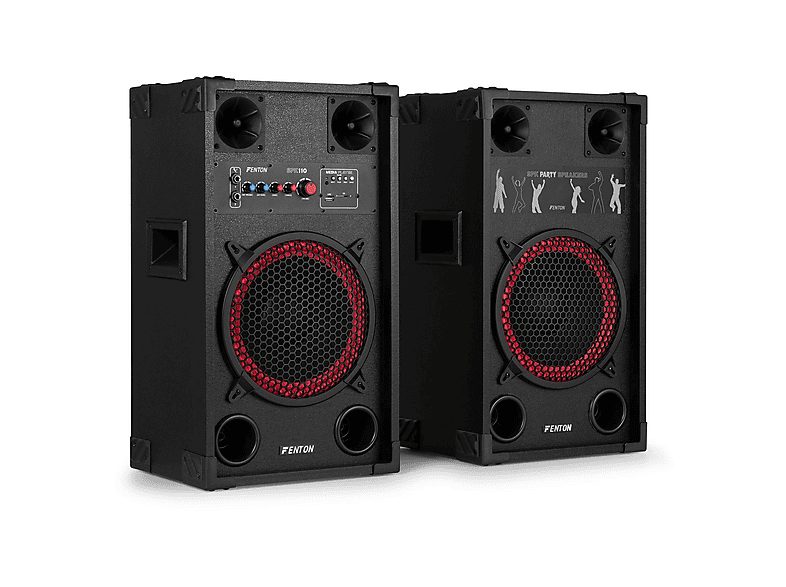 Altavoz de gran potencia  - SPK-110 FENTON, Black