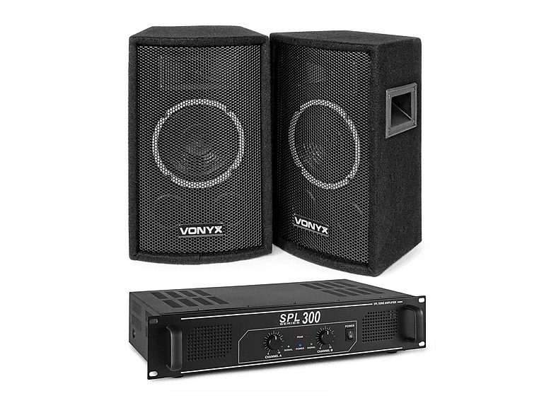 Altavoz de gran potencia  - SPL 300 VONYX, Black
