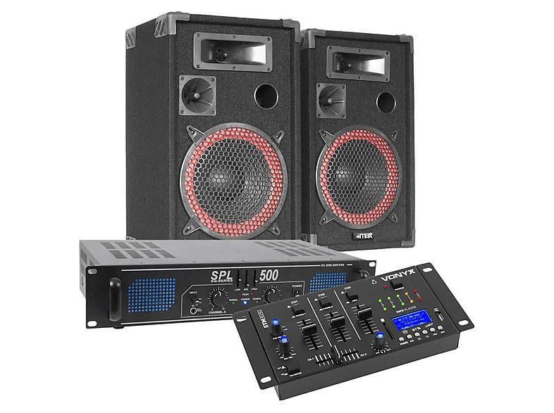 Altavoz de gran potencia  - XEN-3508 MAX, Black