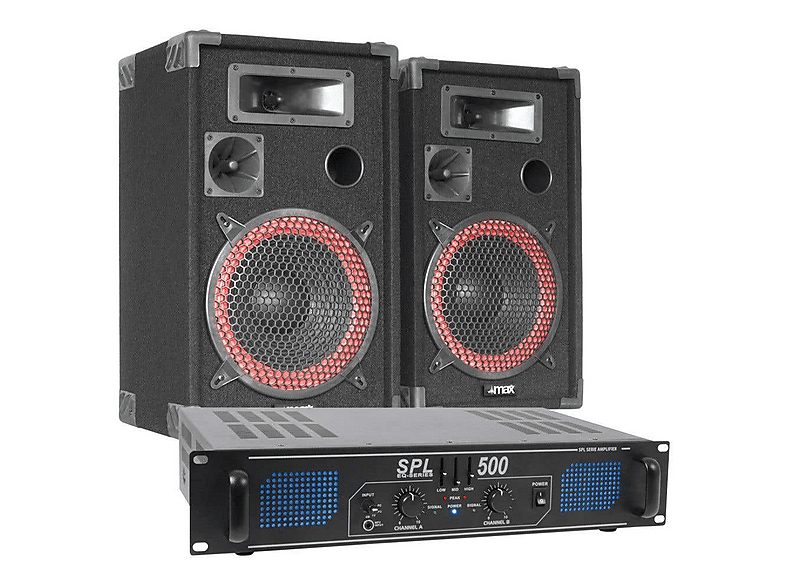 Altavoz de gran potencia  - XEN-3508 SKYTEC, Black