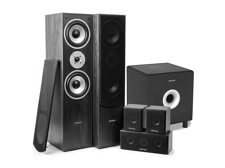 Altavoz de suelo - FENTON HF5B, Black