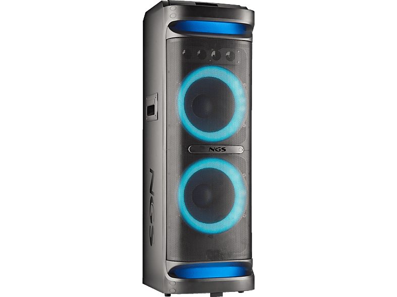 Altavoz de suelo - NGS WILD SPACE 3, 800, 1 canales, Bluetooth, Negro