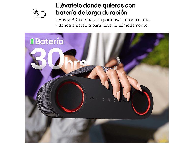 1:altavoz-inalambrico-lg-bounce-40-w-bluetooth-autonomia-30h-resistencia-agua-ip67-conexion-auracast-negro-1.jpg|2:altavoz-inalambrico-lg-bounce-40-w-bluetooth-autonomia-30h-resistencia-agua-ip67-conexion-auracast-negro-2.jpg|3:altavoz-inalambrico-lg-boun