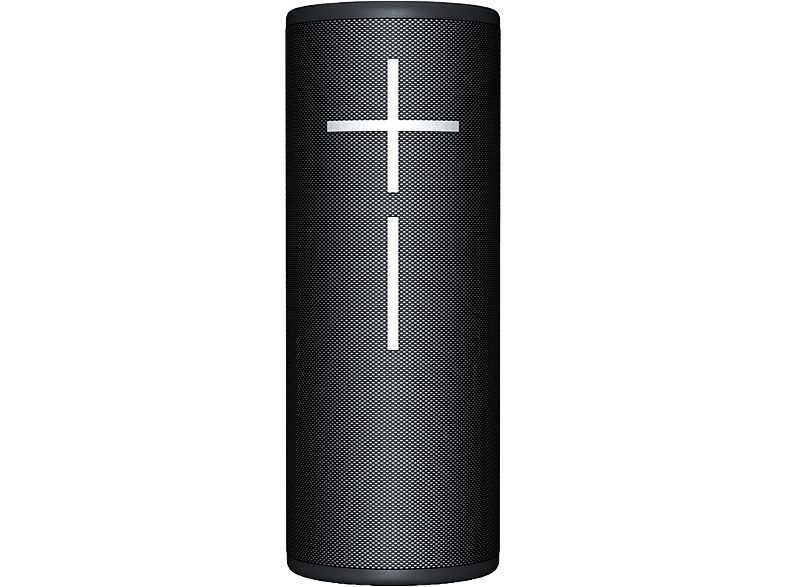 Altavoz inalámbrico - Ultimate Ears Megaboom 4, Bluetooth, Sonido 360°, 81/91 dBC, Certificación IP67, Emparejable, PartyUp, 20hs batería, Negro