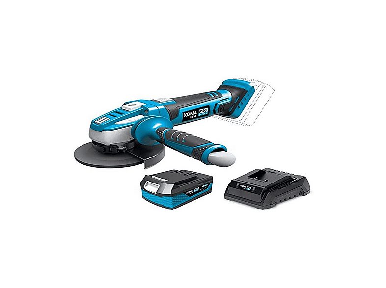 Amoladora  - 7604 KOMA, Azul/Negro