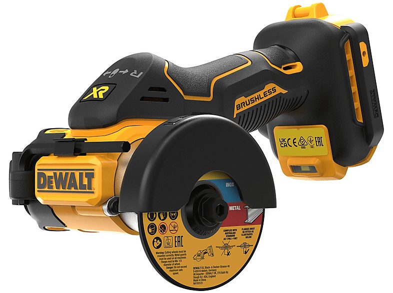Amoladora  - DCS438N-XJ DEWALT, Negro