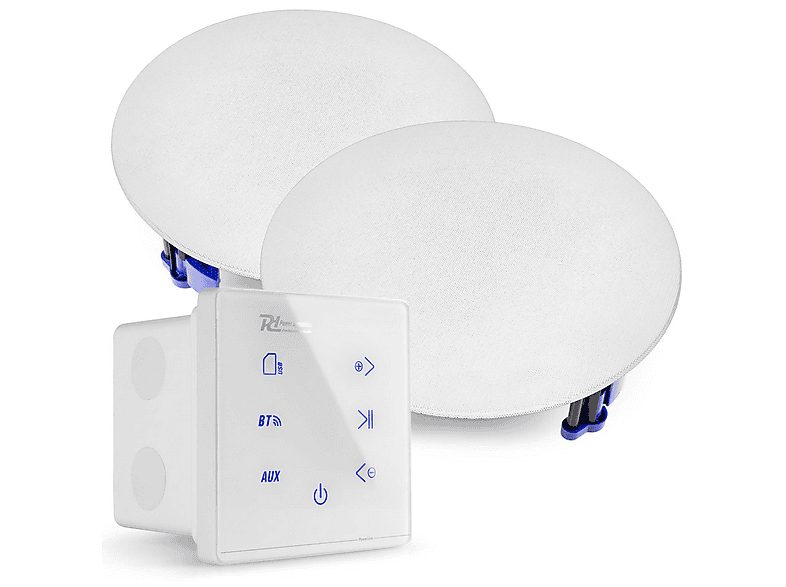 Amplificador estéreo  - A50WSet POWER DYNAMICS, White