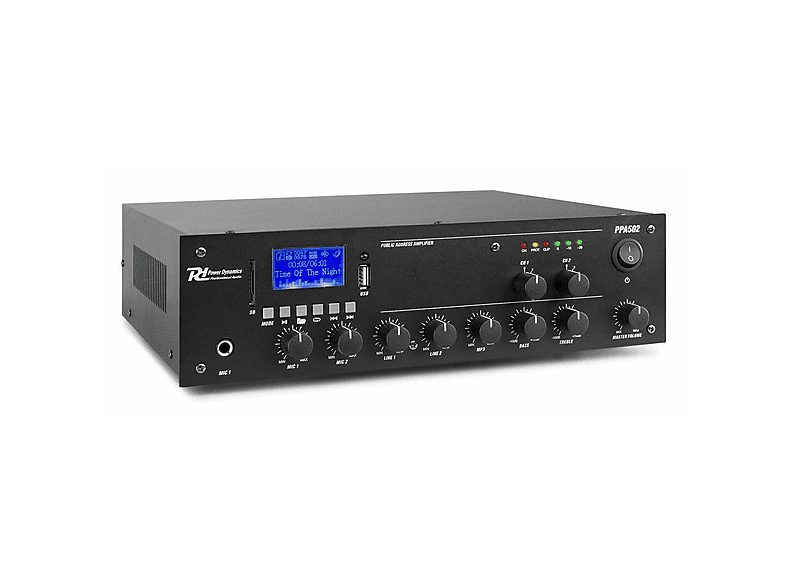 Amplificador estéreo  - PPA502 POWER DYNAMICS, Negro
