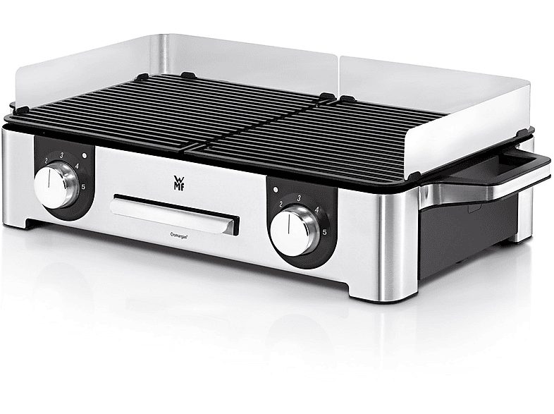 Asador eléctrico - WMF Lono MASTER-GRILL 0415280011, 2400 W, Acero inoxidable/Negro