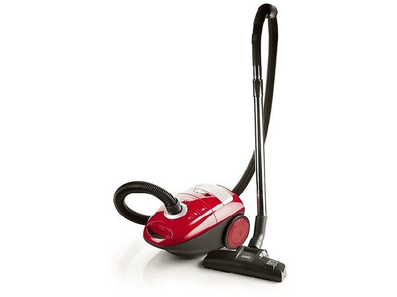 Aspirador con bolsa - DOMO DO7283S, 700 W, Potencia de succión 700 W, Depósito 2,5 l, Negro