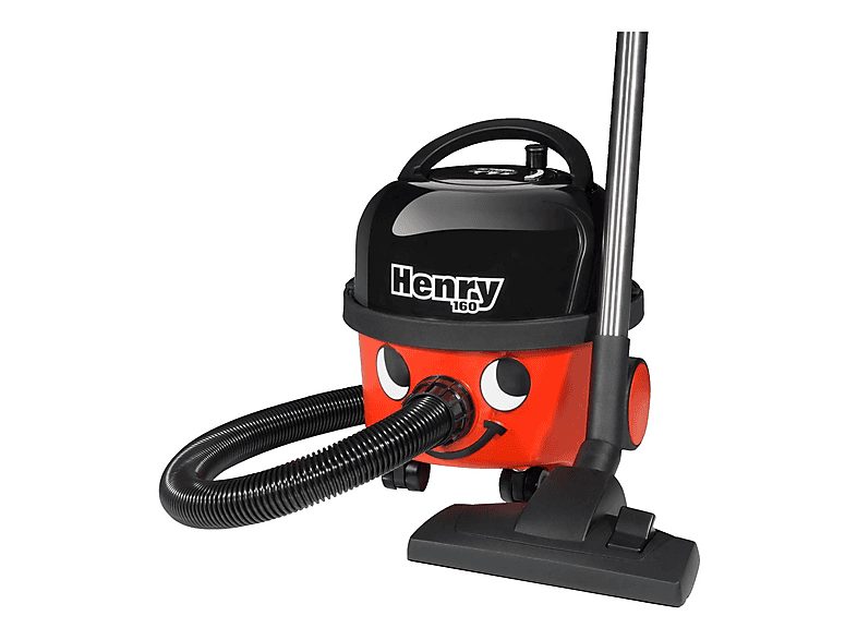 Aspirador con bolsa - LOTUSGRILL Henry Compact, 620 W, Potencia de succión 620 W, Depósito 6 l, Inox