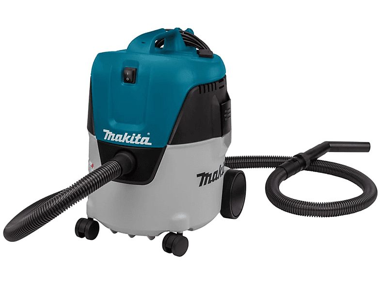 Aspirador con bolsa - MAKITA VC2000L/2, 1,000 W, Depósito 16 l, Negro