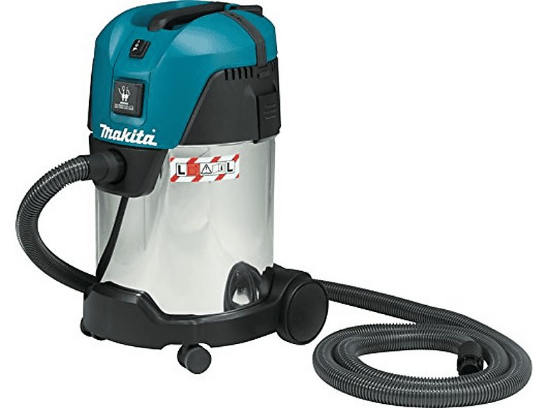 Aspirador con bolsa - MAKITA VC3011L, 0 W, Depósito 23 l, Negro