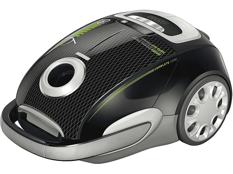 Aspirador con bolsa - SENCOR SVC 9000BK, 800 W, Depósito 4 l, Negro, Verde, Plata