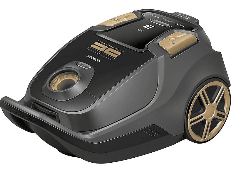 Aspirador con bolsa - SENCOR SVC 9300BK, 600 W, Depósito 4 l, Bicolor