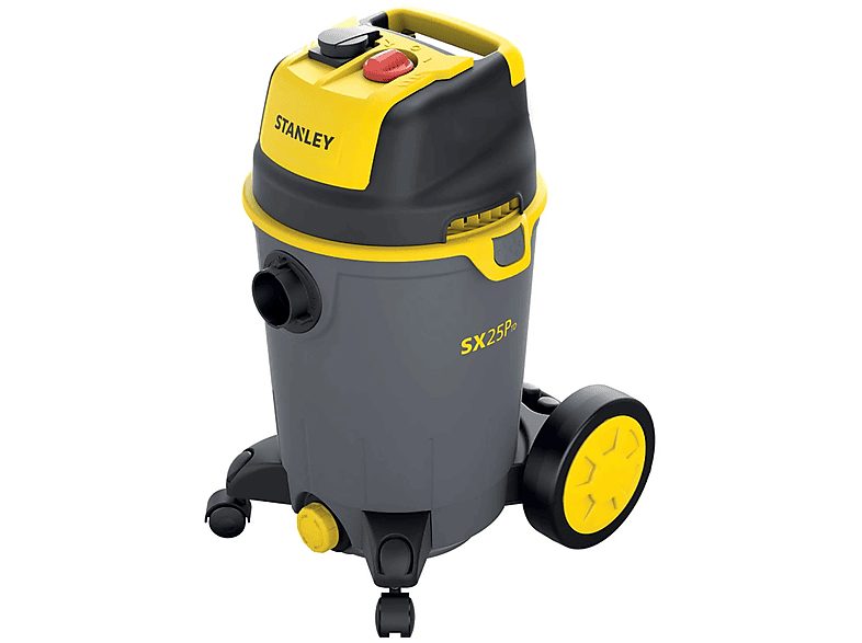 Aspirador con bolsa - STANLEY 51849, 1200 W, Depósito 25 l, Negro