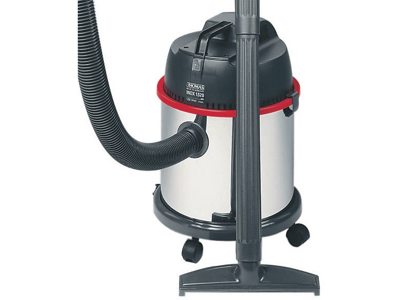 Aspirador con bolsa - THOMAS 786182, 1500 W, Depósito 20 l, Inox