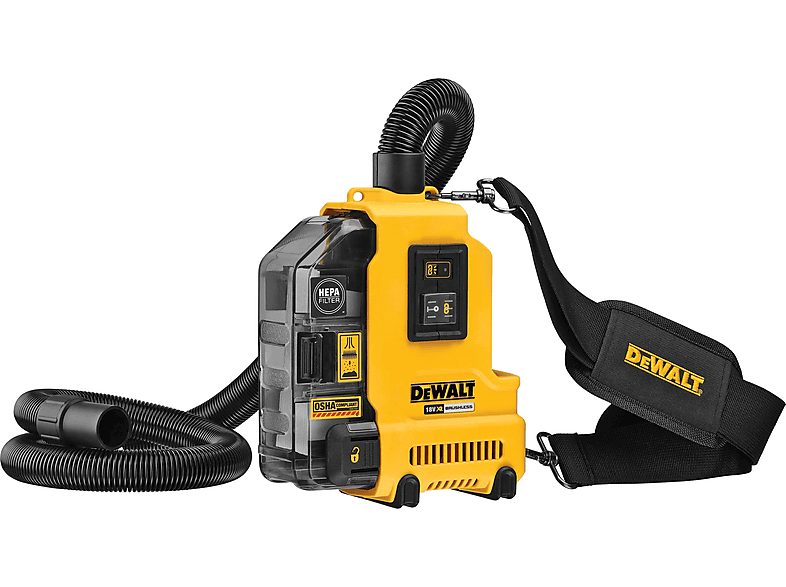 Aspirador de mano - DEWALT DWH161N-XJ, 1 W, Depósito 0.21 l, Negro
