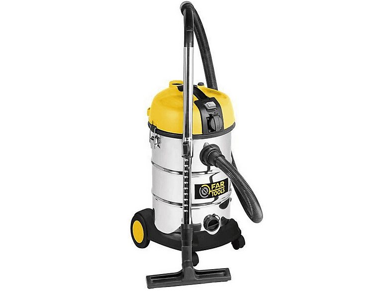 Aspirador de mano - FARTOOLS NETUP 30P, 1200 W, Depósito 30 l, Negro