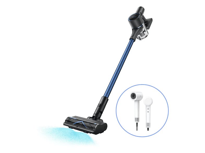 Aspirador de mano - MOVA Tech S4 incluye Secador de Pelo Mova Turbo, 425 W, Depósito 600 ml, NEGRO