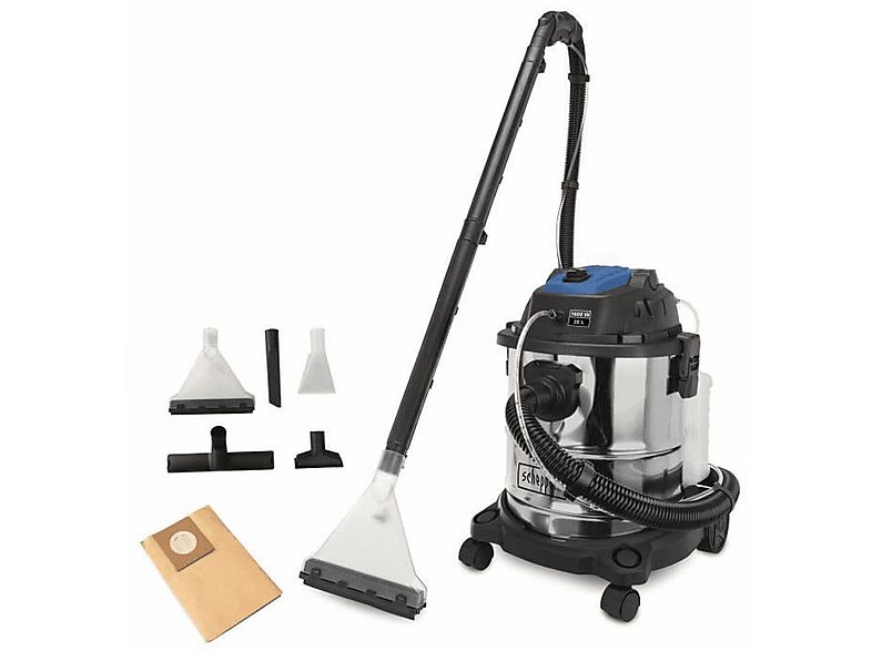 Aspirador de mano - SCHEPPACH Sprayvac20, 1600 W, Depósito 20 l, Multicolor