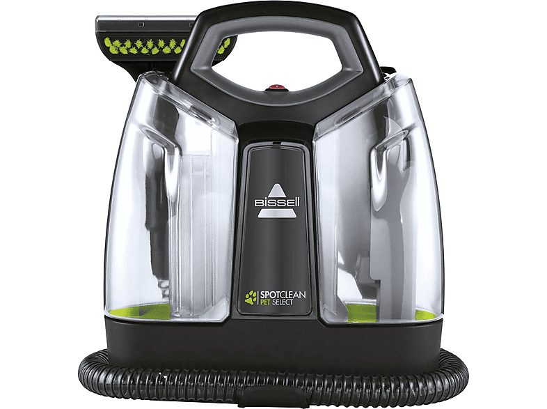 Aspirador seco y húmedo - BISSELL SpotClean Pet Select 37288, 330 W, Potencia de succión 44 AirWatt, Depósito 0,75 l, Negro