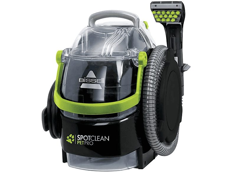Aspirador sin bolsa - BISSELL SpotClean Pet Pro, 750 W, Depósito 2.9 L, Negro