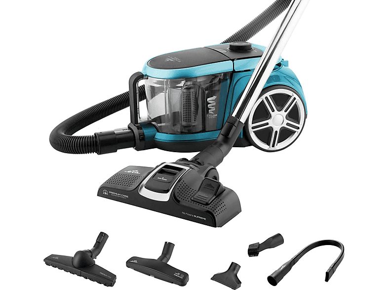 Aspirador sin bolsa - ETA Stormy Animal 2517 90000, 800 W, Depósito 2,2 l, Negro, Azul