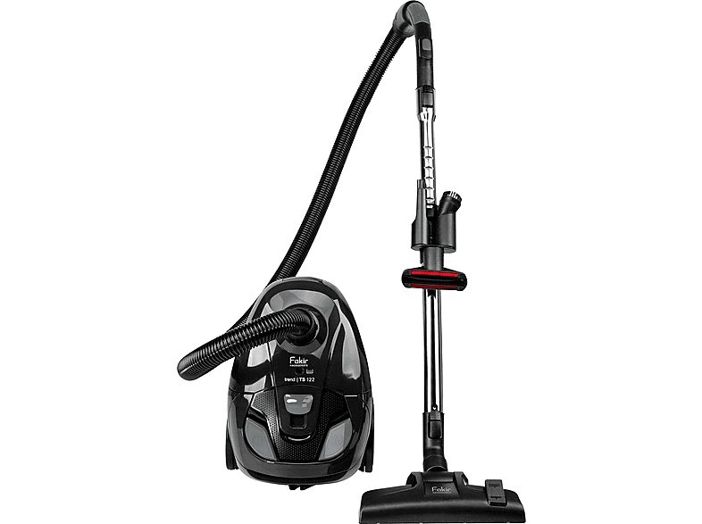 Aspirador sin bolsa - FAKIR TS 122, 700 W, Depósito 2 l, Negro