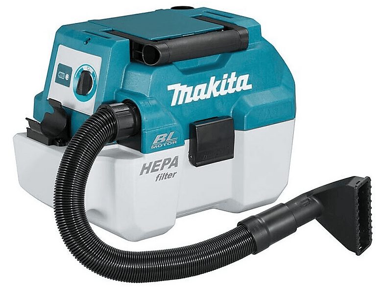 Aspirador sin bolsa - MAKITA DVC750LZX3, 18 V, Depósito 7,5 l, Negro