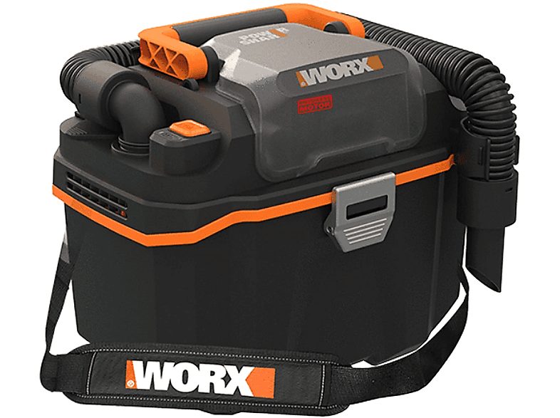 Aspirador sin bolsa - WORX WX031.9, 300 W, Depósito 8 l, Negro