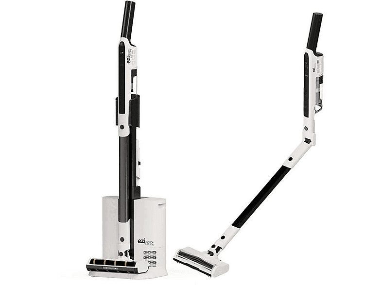 Aspiradora escoba - EZICLEAN Cyclomax R15 station, 250 W, Potencia de succión 120 AirWatt, Depósito 2,2 l, Blanco