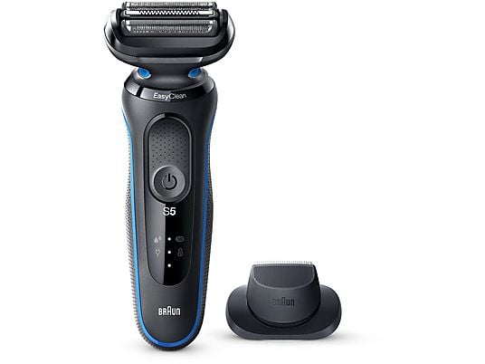Afeitadora - BRAUN 262000, 50 min, Eficiente incluso en barbas duras: La tecnología AutoSense detecta y adapta la potencia a la densidad de la barba, capturando y cortando más pelo en cada afeitado, Azul