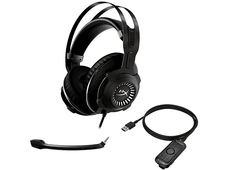 Auriculares  - 4P5K5AA HYPERX, Circumaurales, Negro