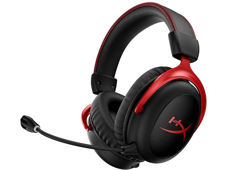 Auriculares con cable  - HyperX Cloud II Wireless HYPERX, Circumaurales, Negro